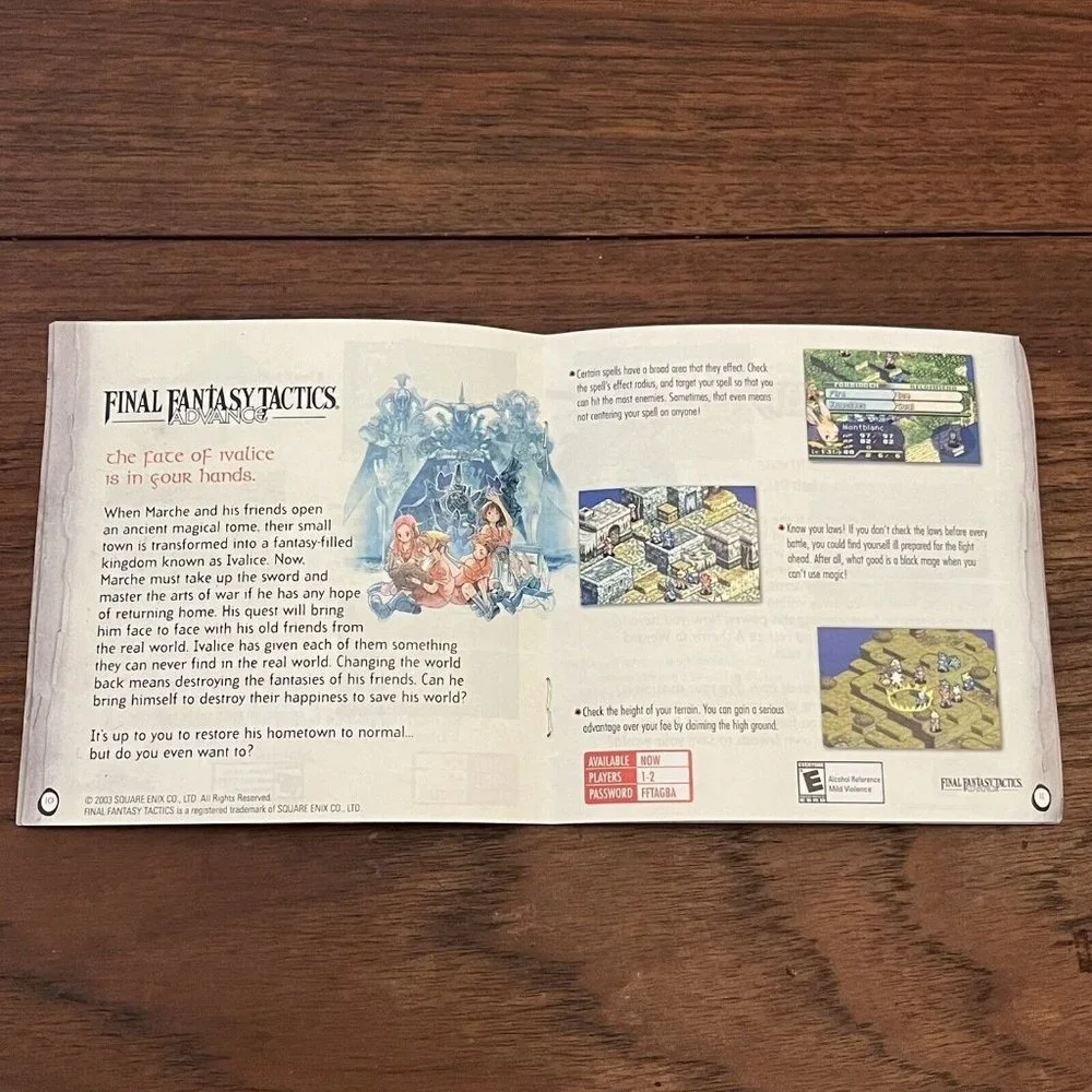 Fire Emblem 2003 Insert Booklet Only Your Journey Is Just Beginning Nintendo
